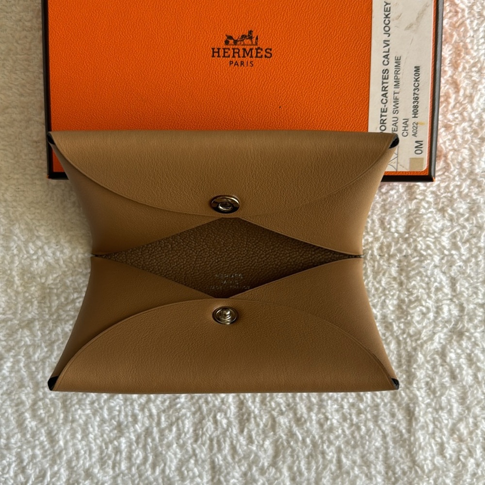 Hermes Swift Jockey Calvi Card Case Holder - Picture 9 of 16